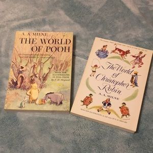 2 Vintage Winnie the Pooh Books